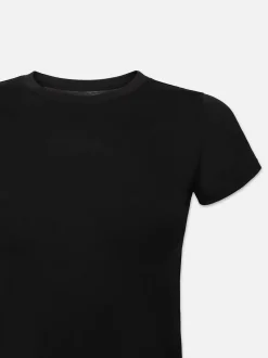 FRAME Baby Tee in<Women Tanks & Tees