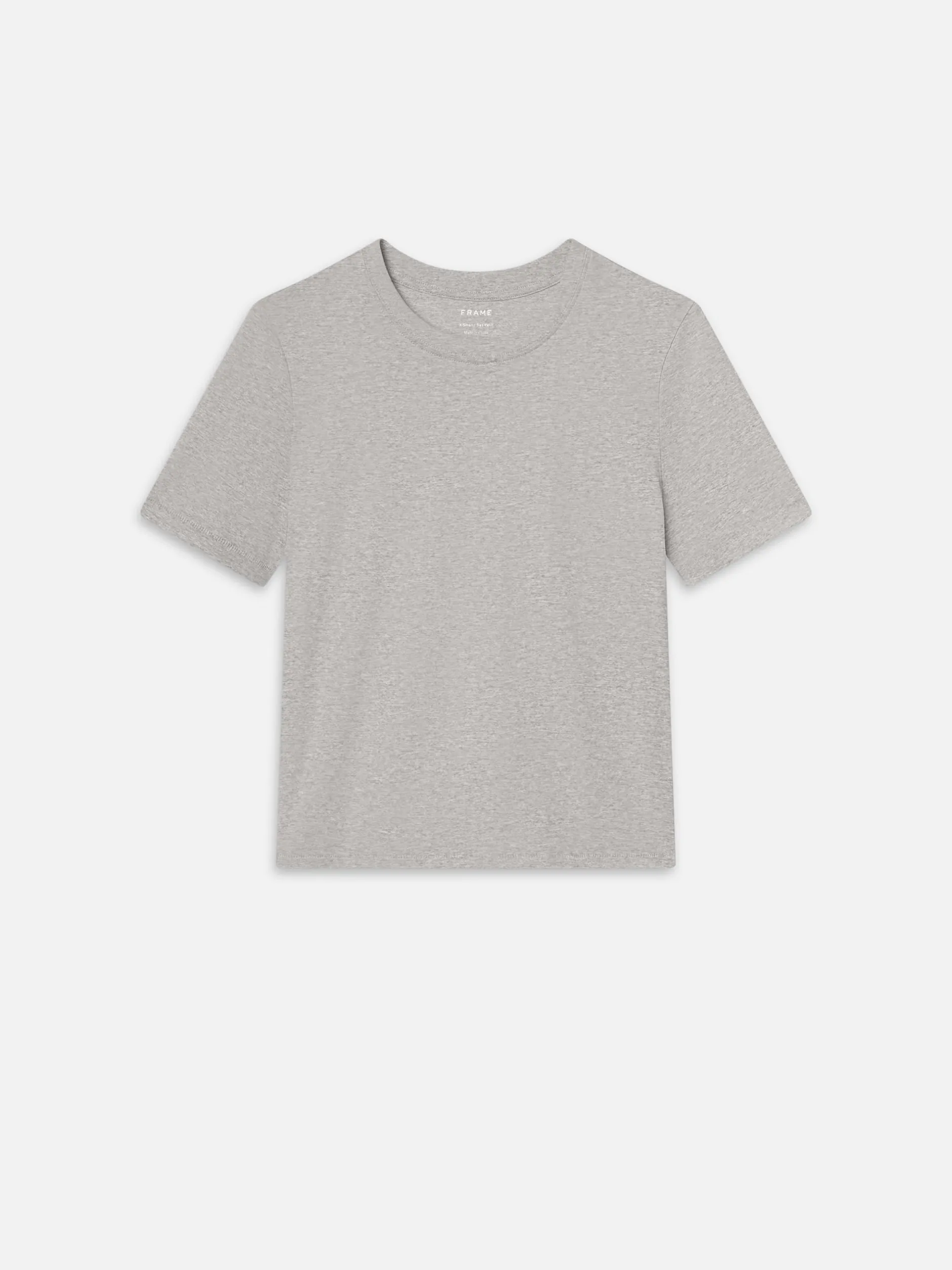FRAME Baby Tee in Heather Grey<Women Tanks & Tees