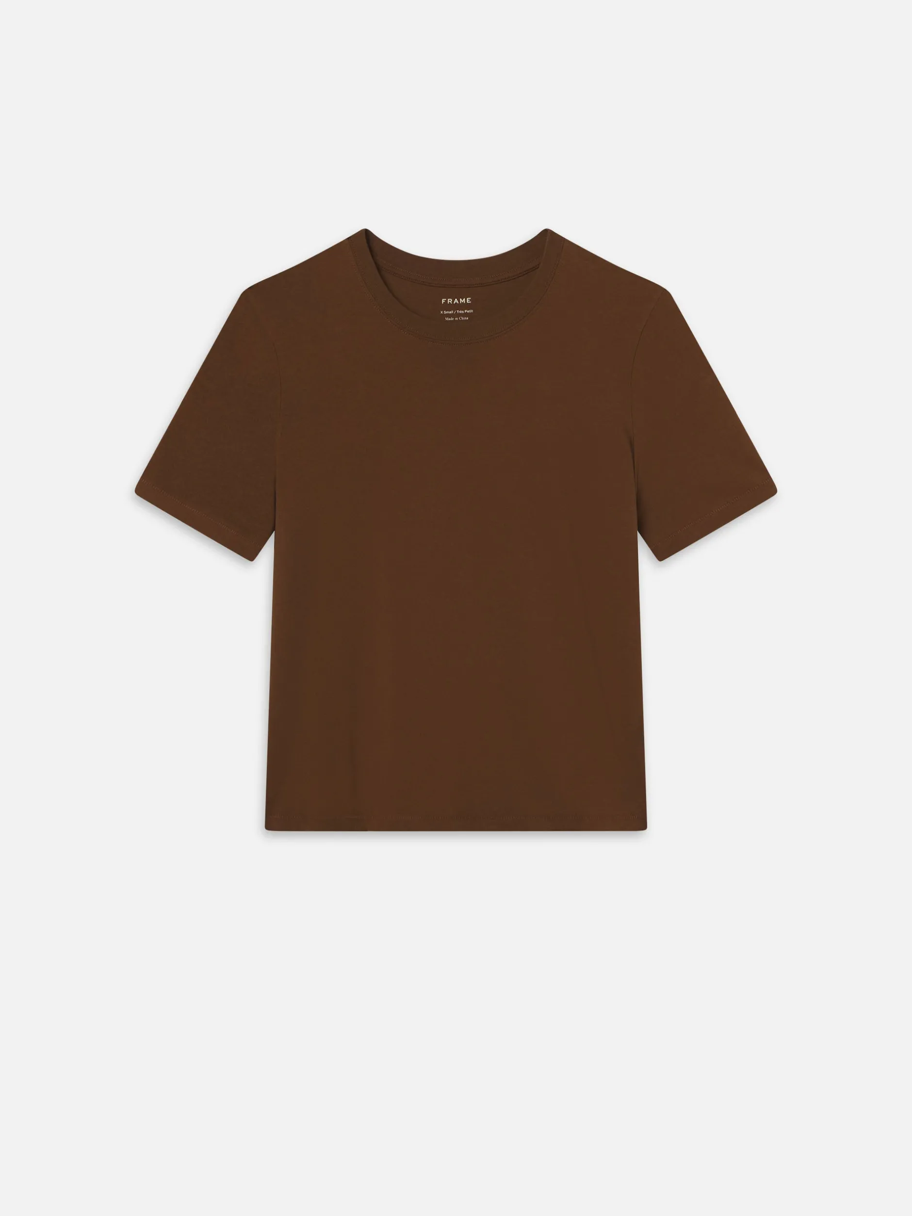 FRAME Baby Tee in<Women Tanks & Tees