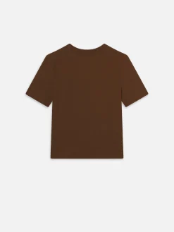 FRAME Baby Tee in<Women Tanks & Tees