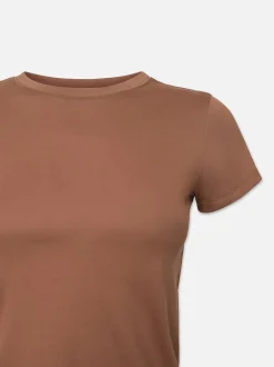 FRAME Baby Tee in<Women Tanks & Tees