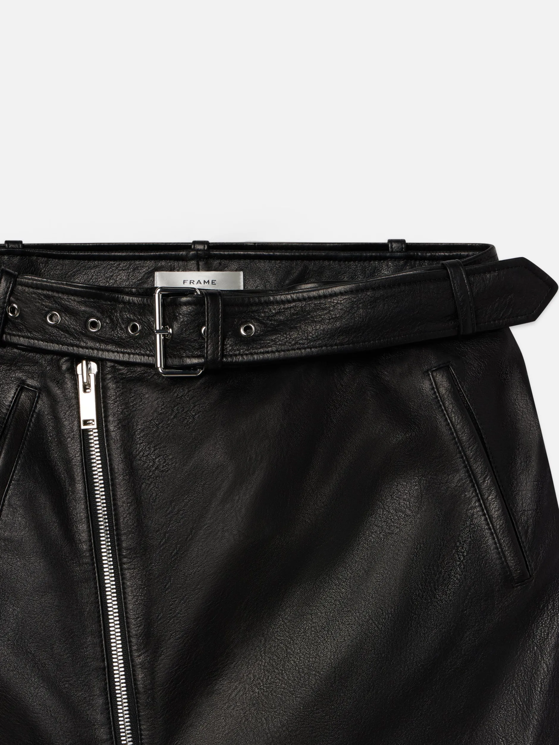 FRAME Biker Pencil Skirt in<Women Leather & Suede|Skirts & Shorts