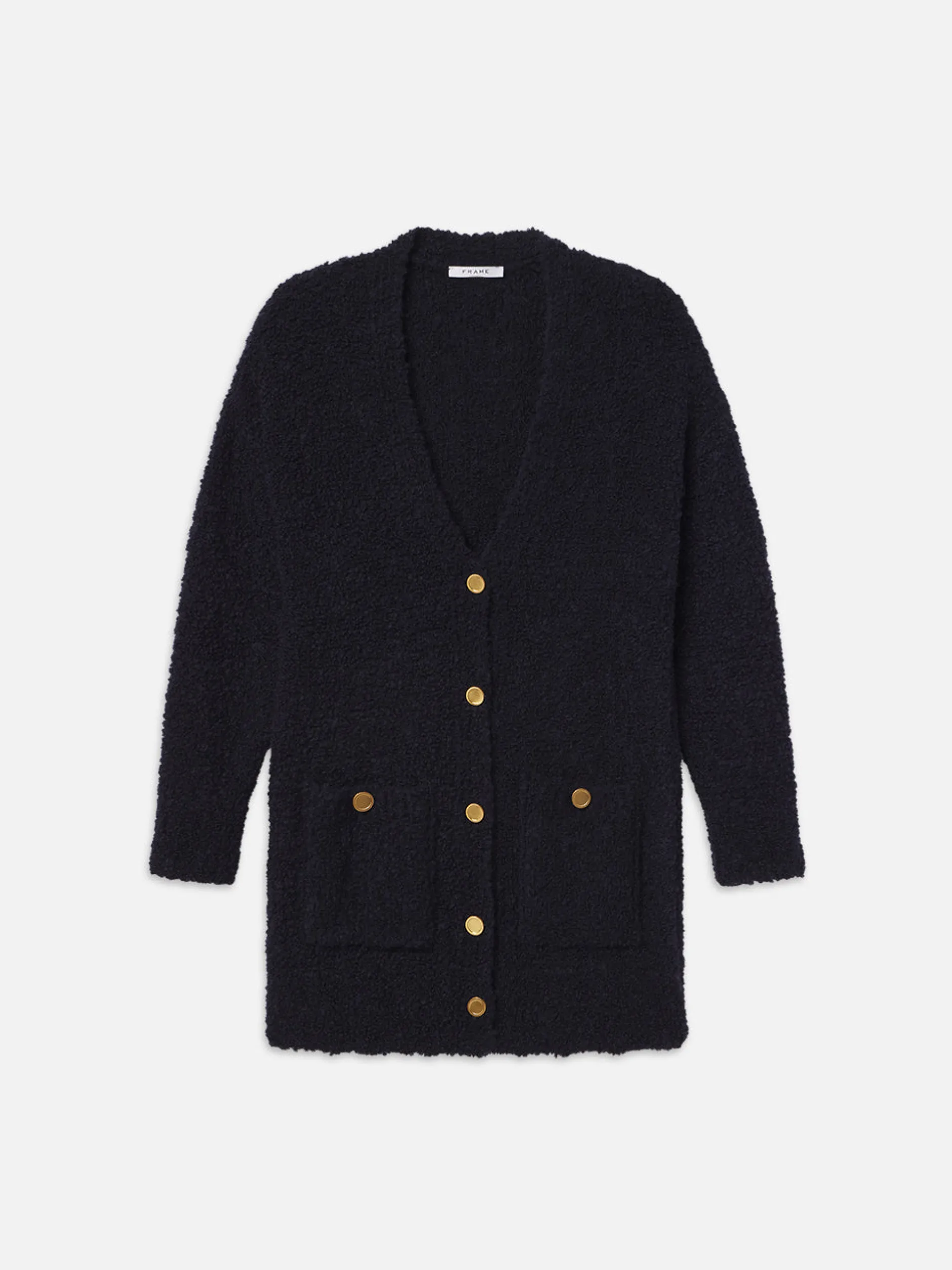 FRAME Boyfriend Boucle Cardi in<Women Sweaters