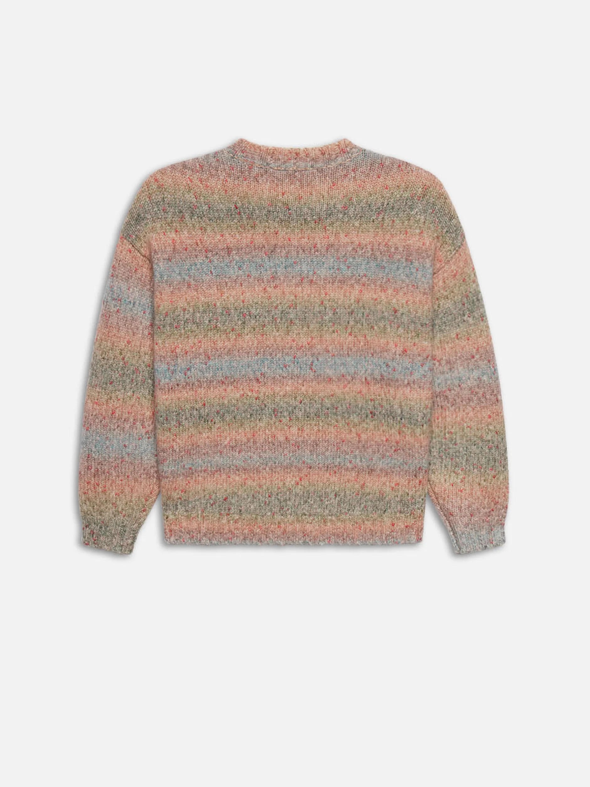 FRAME Brushed Tweed Sweater in Soft Lavender Multi< Sweaters & Hoodies
