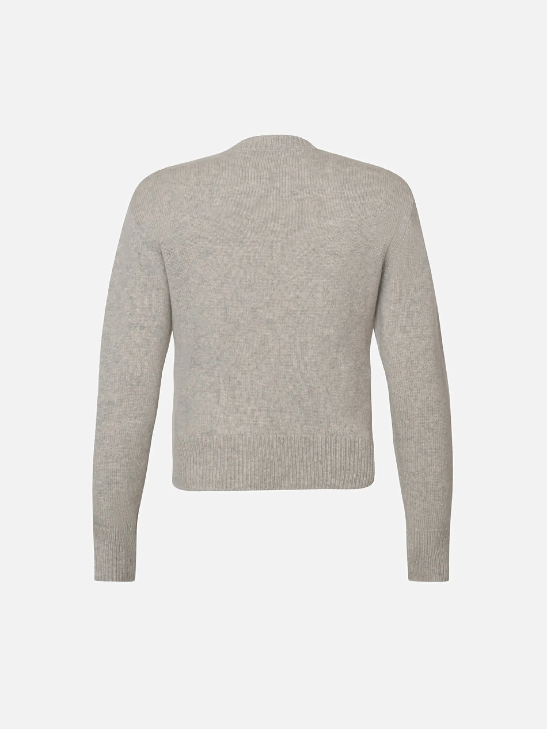 FRAME Cashmere Clean Crew in Light Heather Grey<Women Sweaters