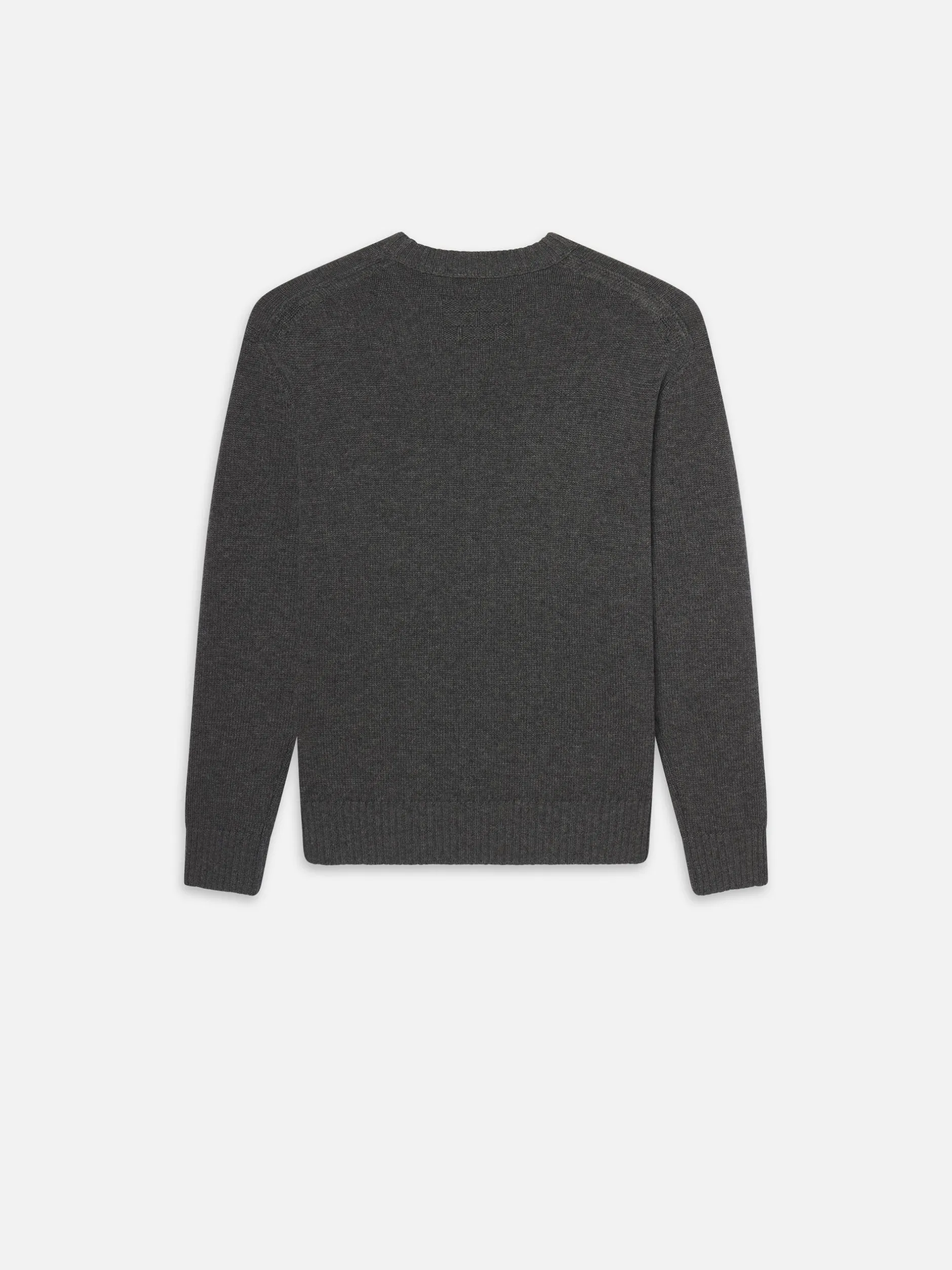 FRAME Cashmere Crewneck Sweater in Dark Grey< Sweaters & Hoodies