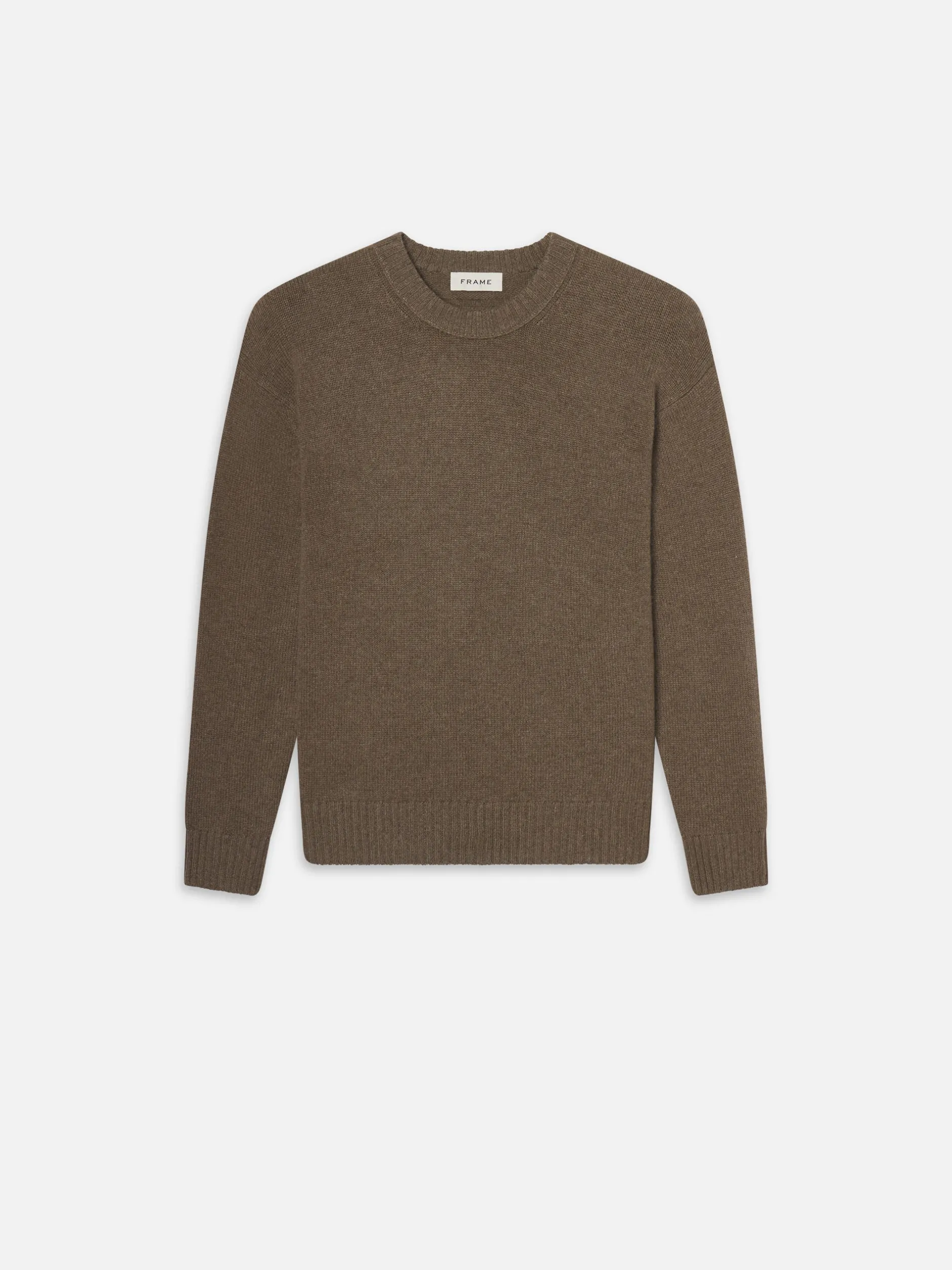 FRAME Cashmere Crewneck Sweater in Soft Mocha<Women Sweaters|Sweaters & Hoodies