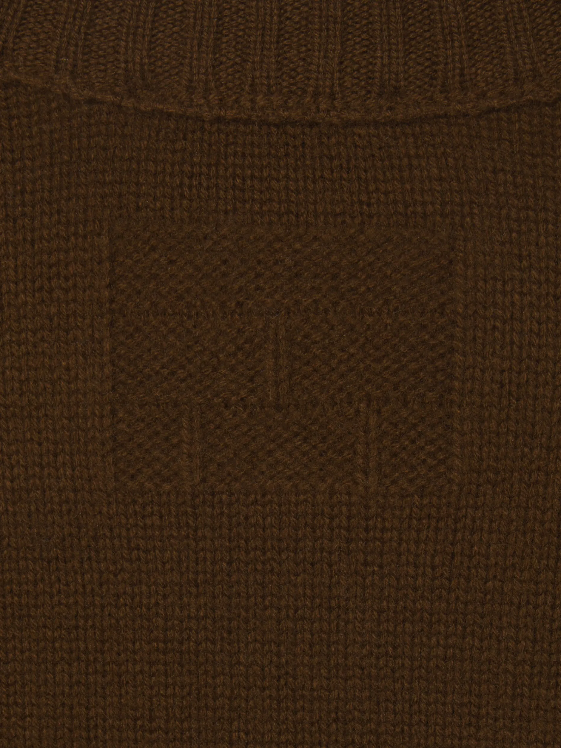 FRAME Cashmere Crewneck Sweater in Dark Camel< Sweaters & Hoodies