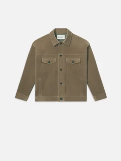 FRAME Corduroy Trucker Jacket in Soft Mocha< Jackets & Coats
