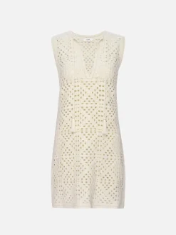 FRAME Crochet Tassel Popover Dress in<Women Dresses & Jumpsuits