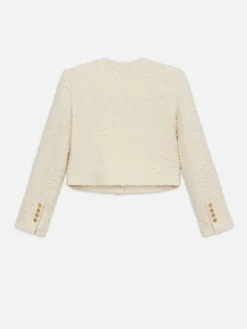 FRAME Cropped Button Front Jacket in<Women Jackets & Coats