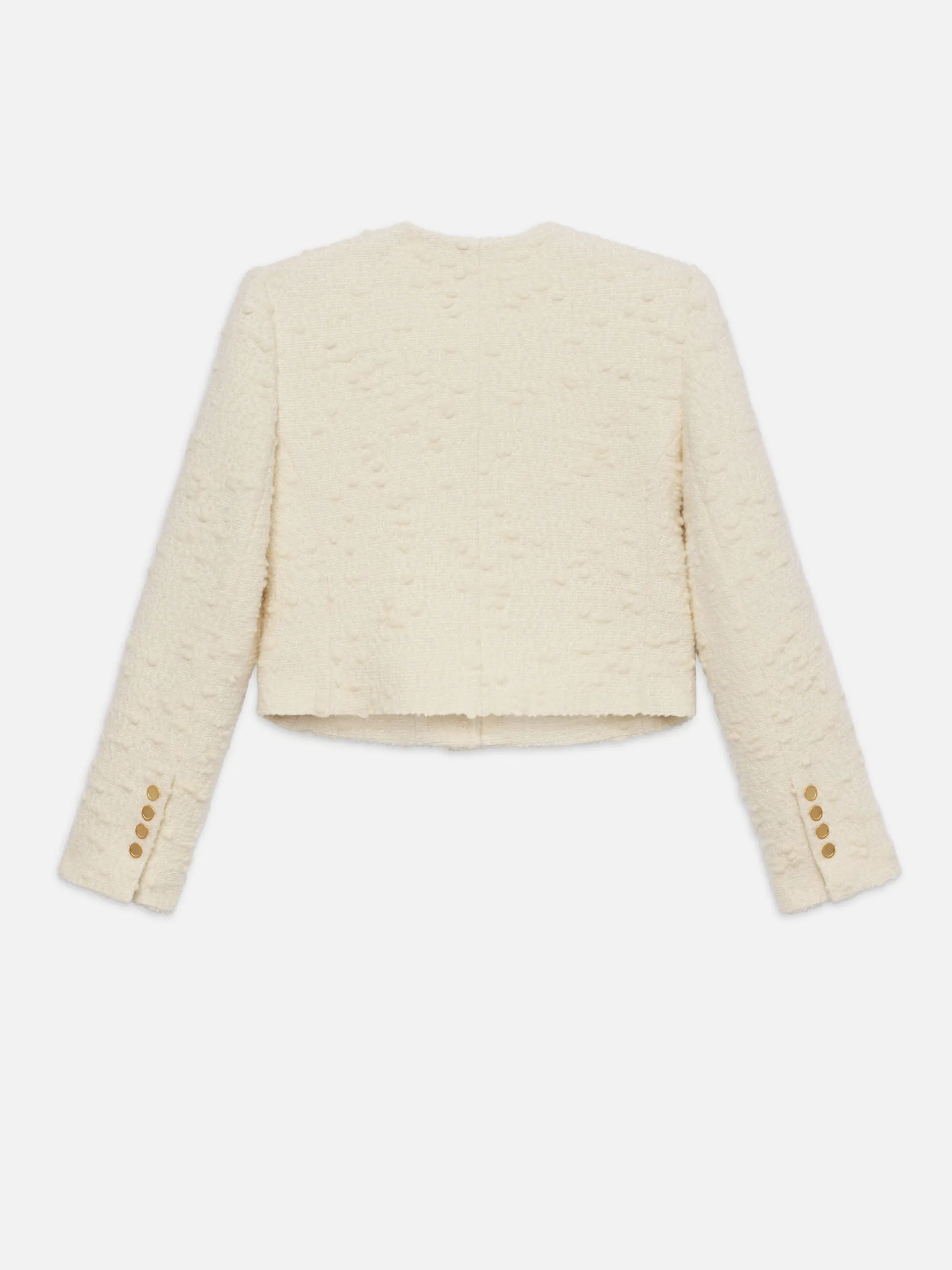 FRAME Cropped Button Front Jacket in<Women Jackets & Coats