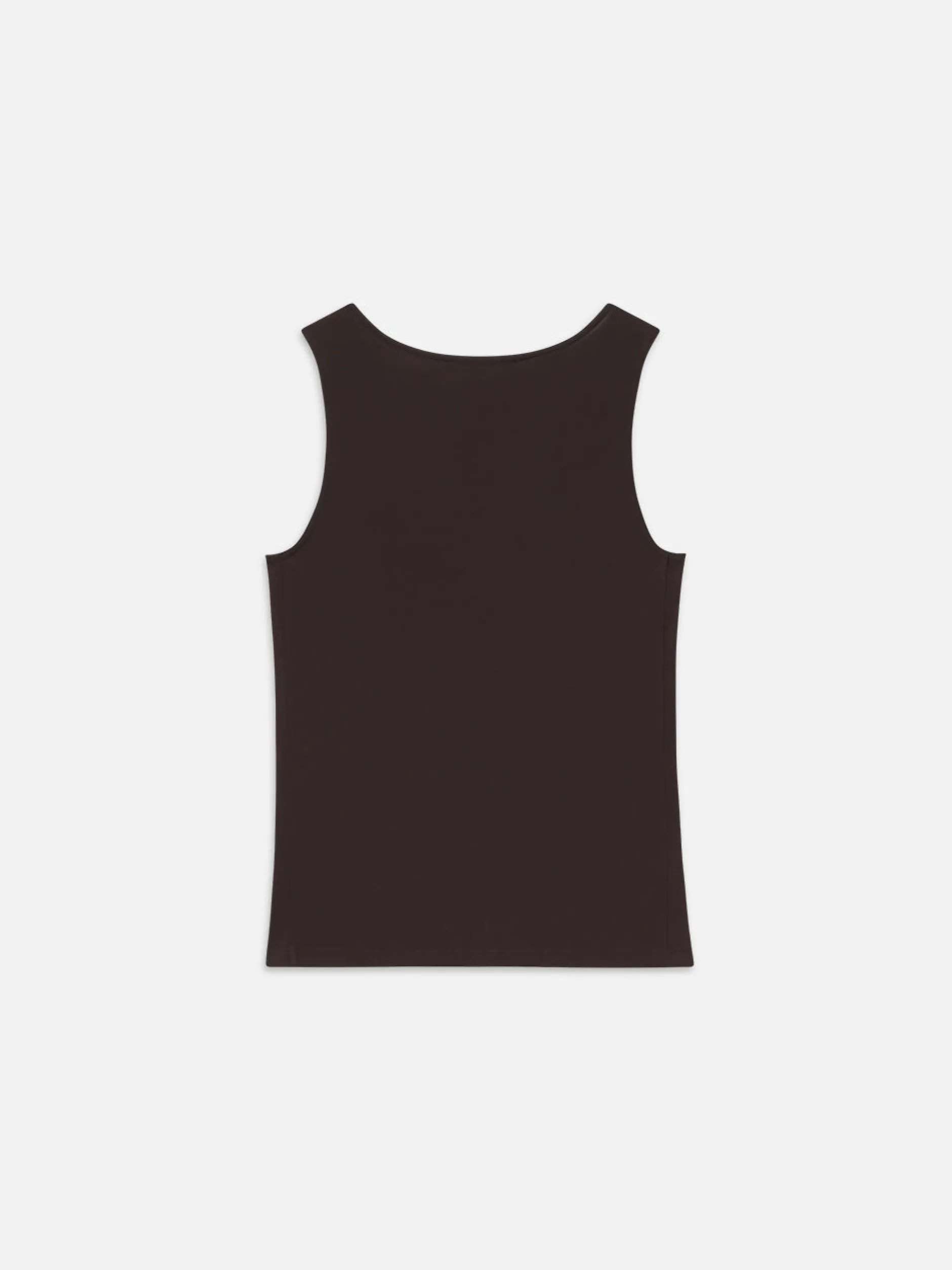 FRAME Deep V Tank in Chocolate Brown<Women Tanks & Tees