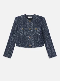 FRAME Denim Boucle Jacket in<Women Jackets & Coats