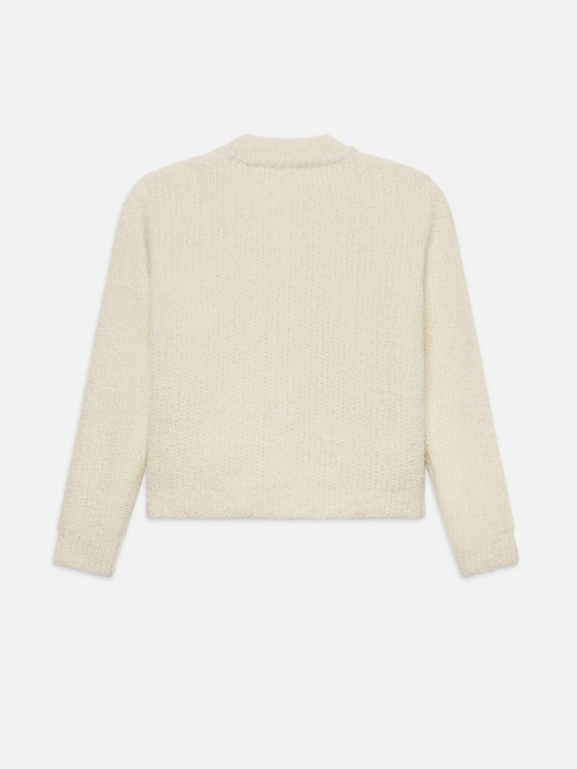 FRAME Double Pocket Cropped Cardi in<Women Sweaters