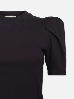 FRAME Draped Femme Tee in<Women Tanks & Tees