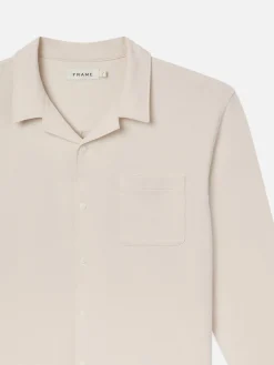 FRAME Duo Fold Relaxed Shirt in White Sand< Shirts