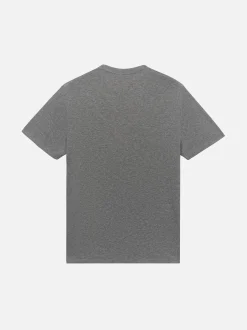 FRAME Duo Fold Tee in Heather Grey< Tees & Polos