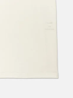 FRAME Duo Fold Tee in White Sand< Tees & Polos