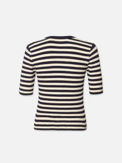 FRAME Femme Mariner Sweater in Navy Multi<Women Tops & Blouses|Sweaters