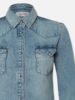 FRAME Fitted Heritage Shirt in<Women Tops & Blouses