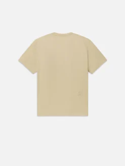 FRAME Logo Tee in Dusty Yellow< Tees & Polos