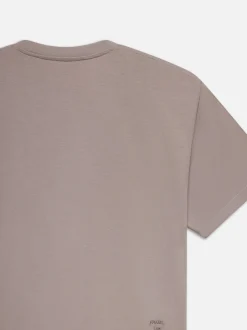 FRAME Logo Tee in Soft Lavender< Tees & Polos