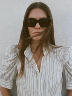 FRAME Gillian Top in Cream Multi<Women Tops & Blouses
