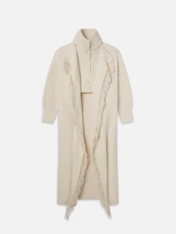 FRAME Jacquard Fringe Coat in<Women Jackets & Coats