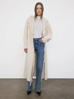FRAME Jacquard Fringe Coat in<Women Jackets & Coats