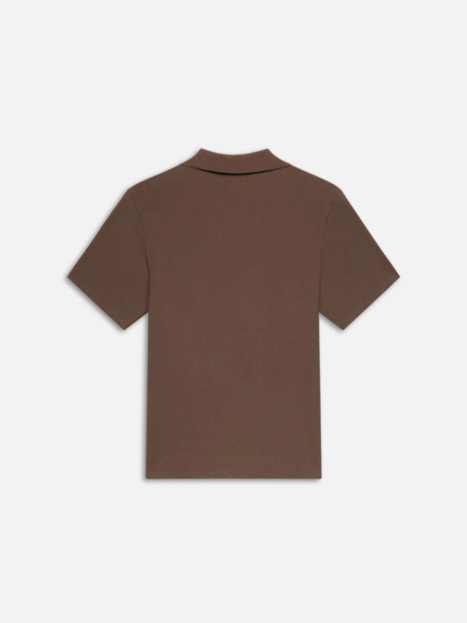 FRAME Jacquard Polo in Soft Mocha< Tees & Polos