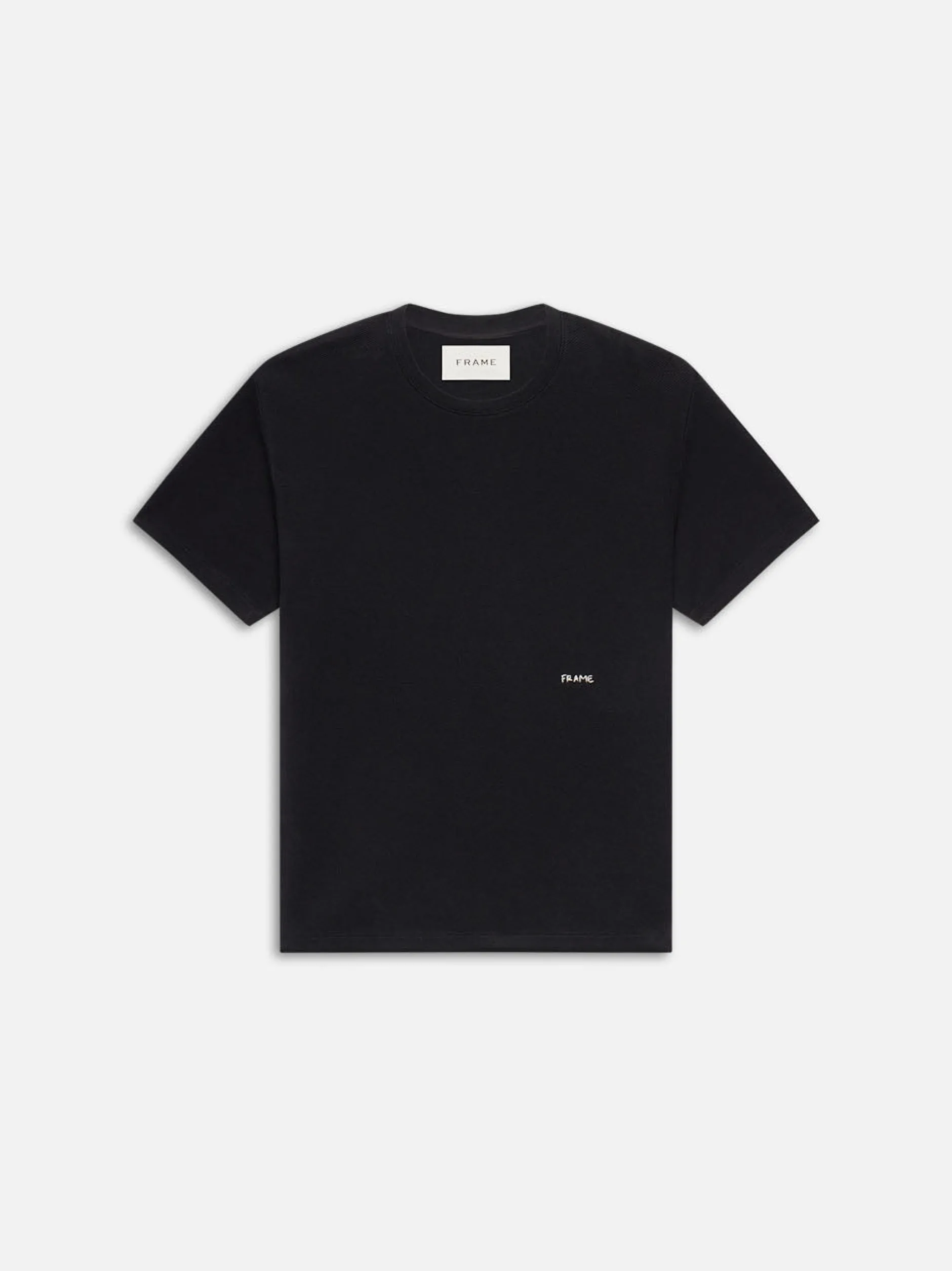 FRAME Jacquard Relaxed Tee in< Tees & Polos