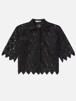 FRAME Lace Button Up Shirt in<Women Tops & Blouses