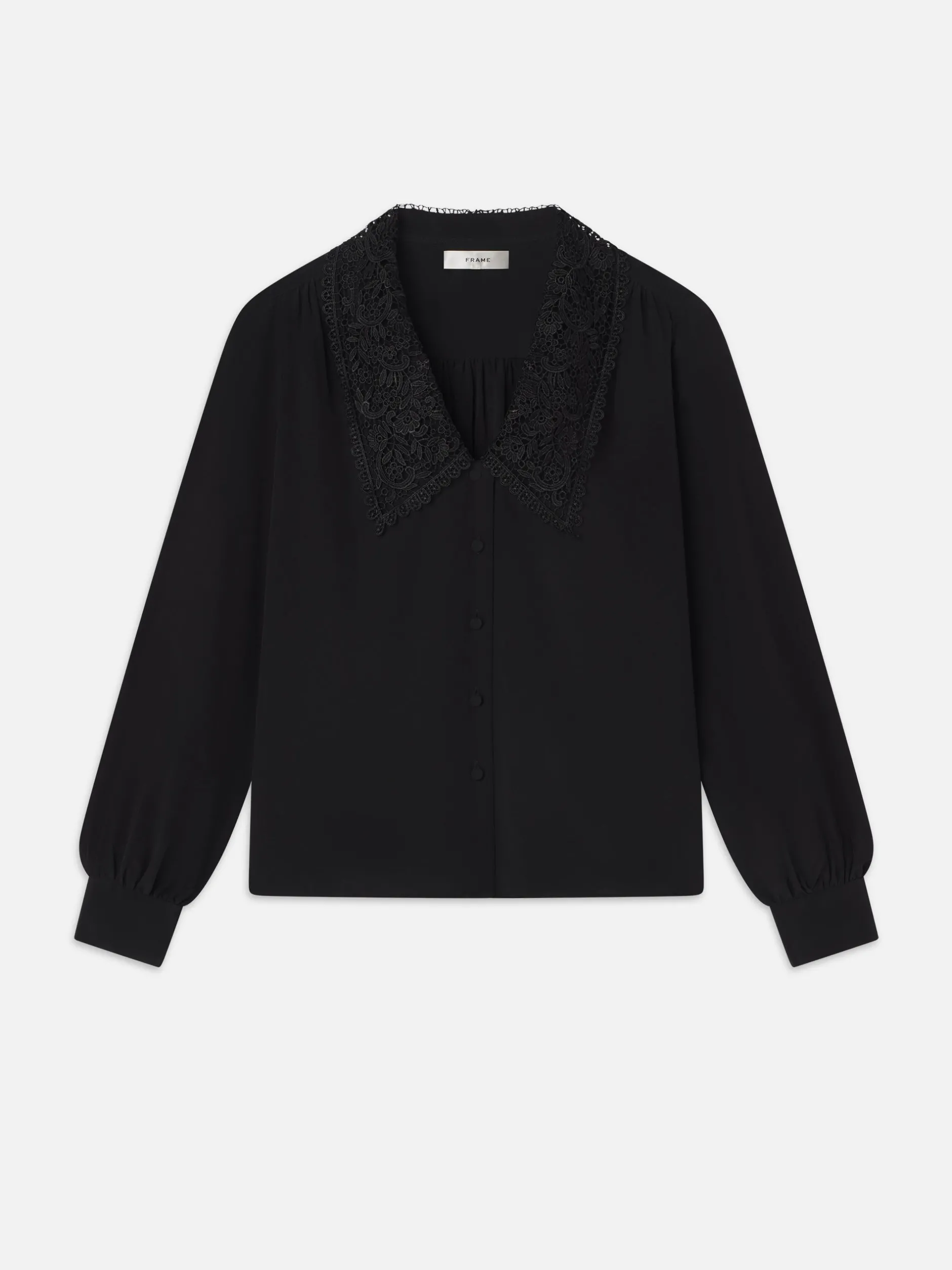 FRAME Lace Collar Blouse in<Women Tops & Blouses