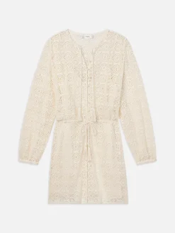 FRAME Lace Tassel Dress in<Women Dresses & Jumpsuits