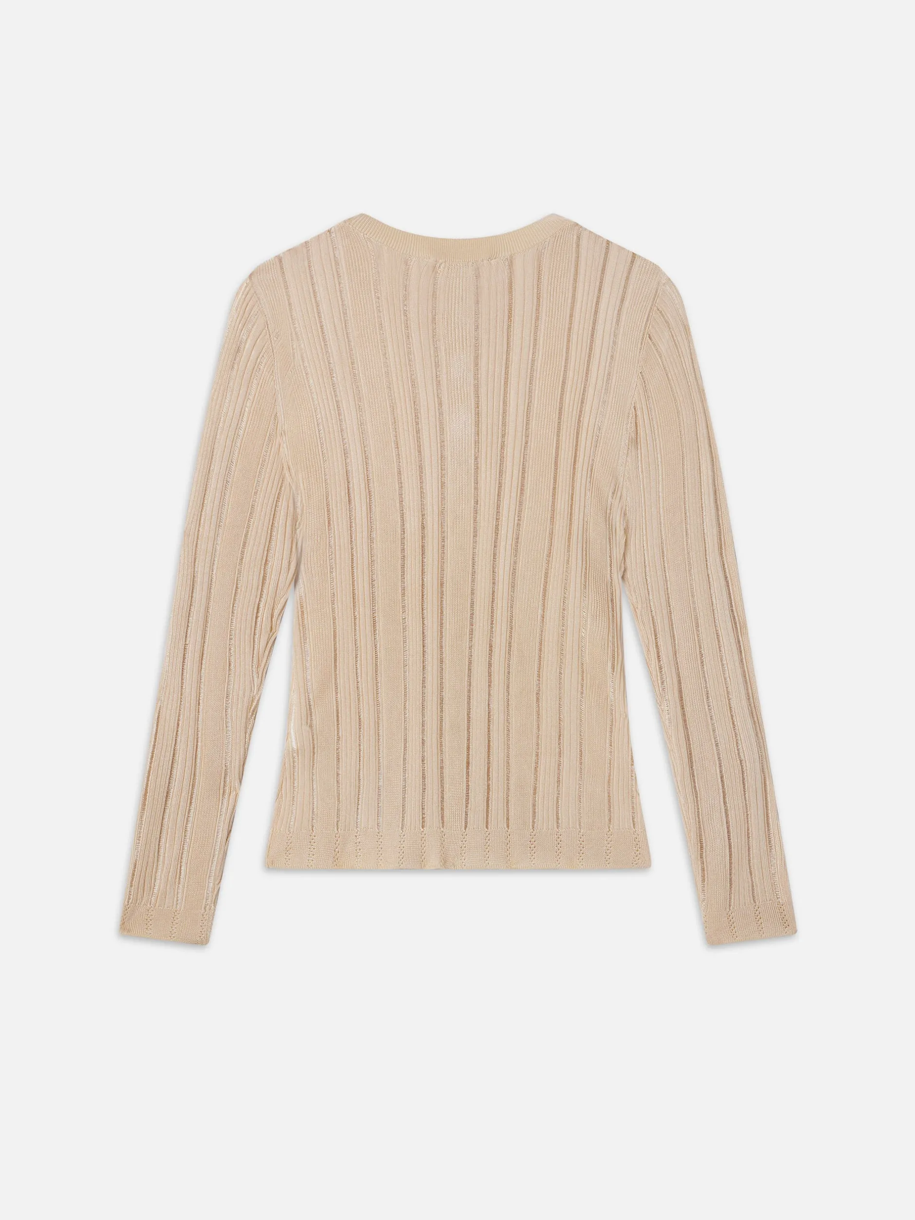 FRAME Laddered Rib Henley in<Women Tops & Blouses