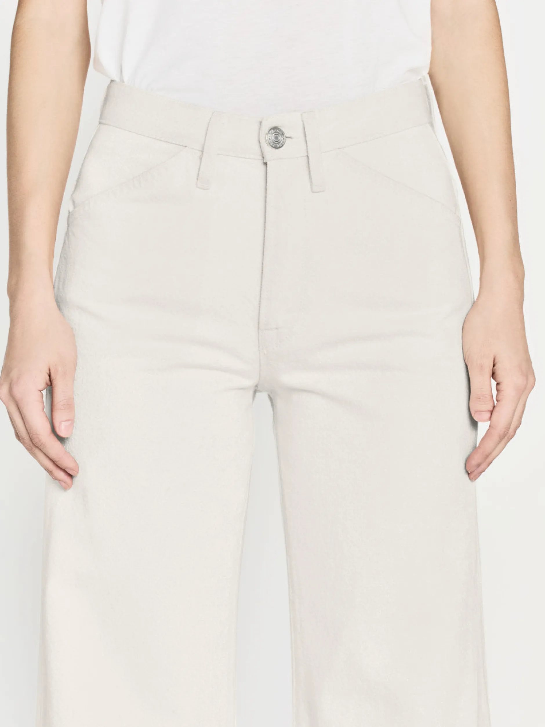 FRAME Le Baggy Palazzo in Au Natural Clean<Women Wide Leg
