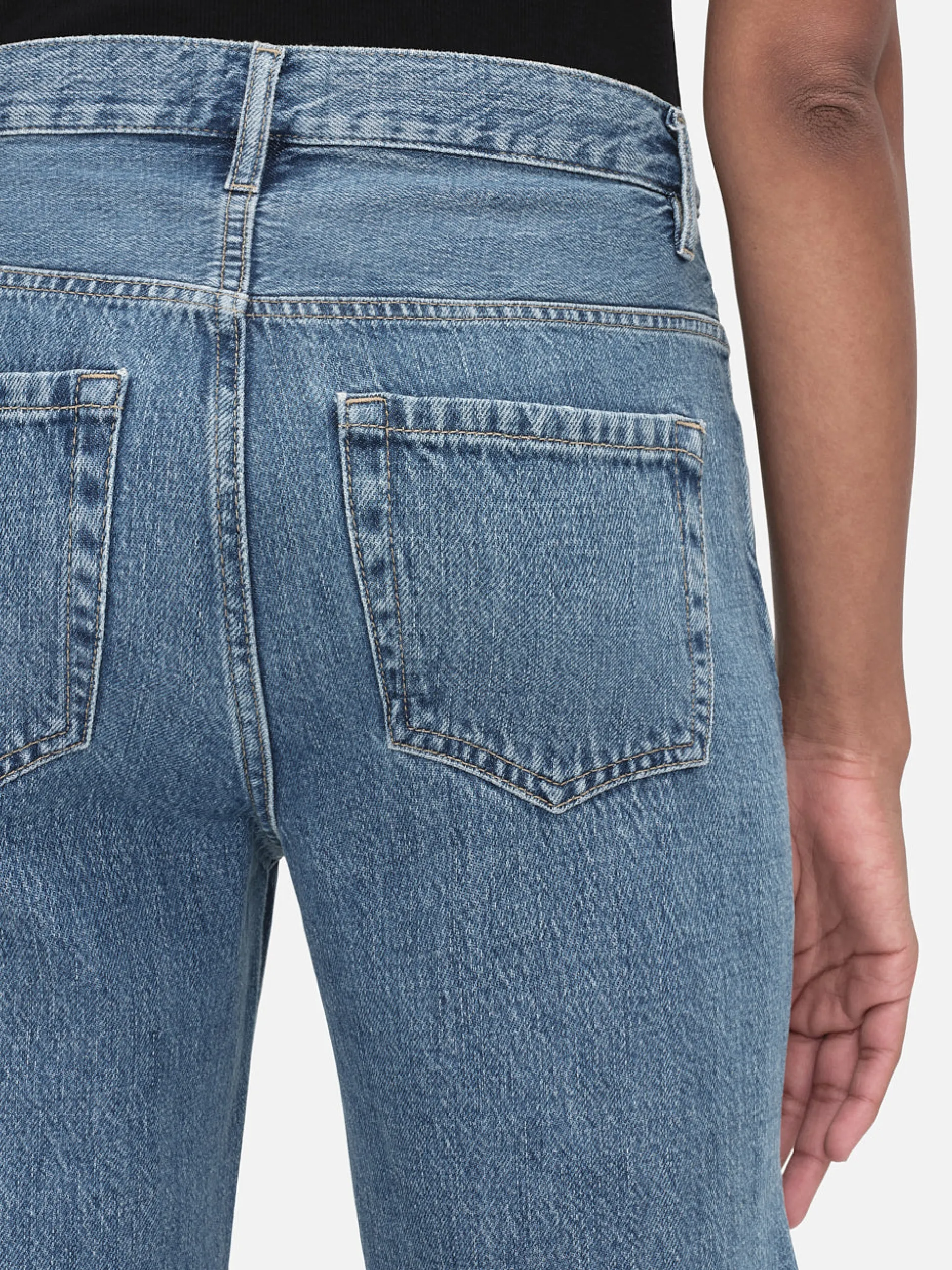 FRAME Le Baggy Palazzo in Ocean Drive<Women Wide Leg