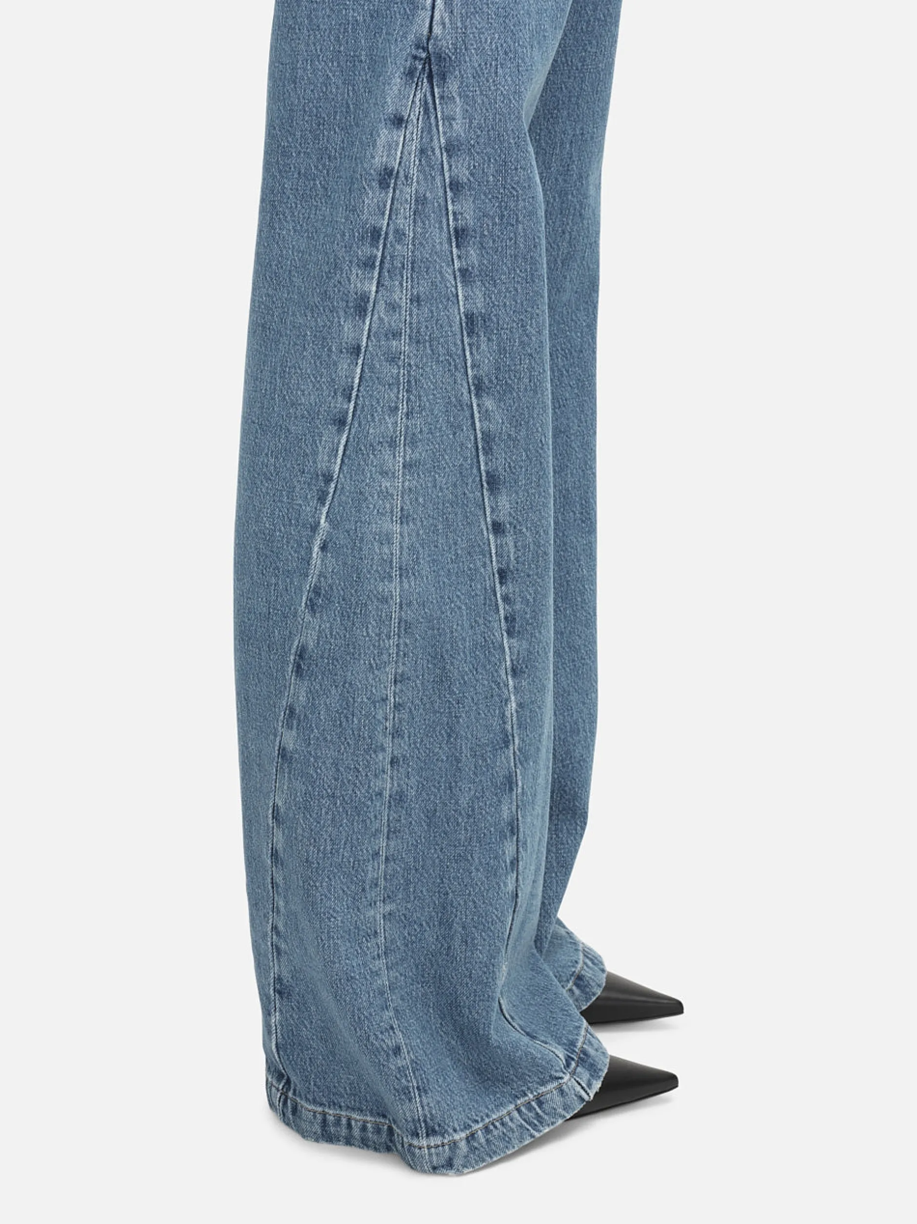 FRAME Le Baggy Palazzo in Ocean Drive<Women Wide Leg