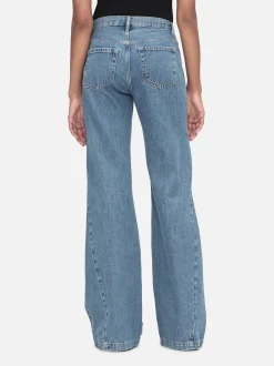 FRAME Le Baggy Palazzo in Ocean Drive<Women Wide Leg