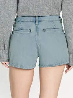 FRAME Le Bardot Exposed Button Short in<Women Skirts & Shorts