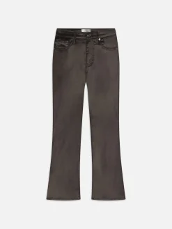 FRAME Le Crop Mini Boot Velvet in Comet Velvet<Women Bootcut