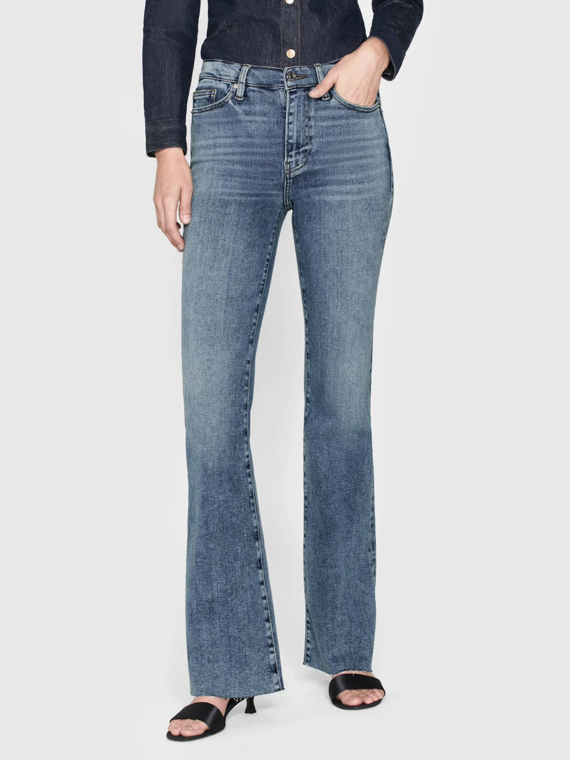 FRAME Le Easy Flare in Rowley Raw After<Women Flare