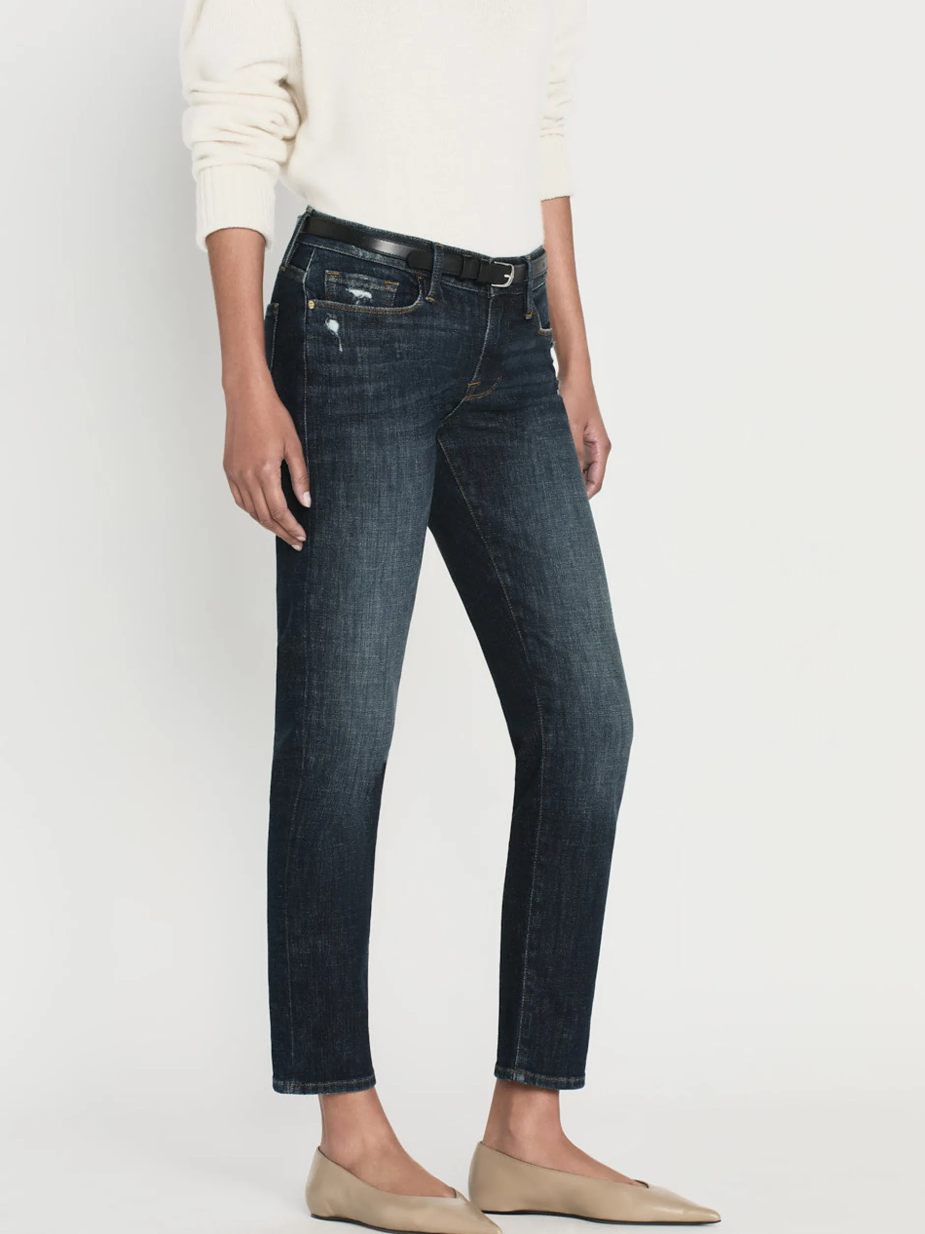 FRAME Le Garcon Crop in<Women/BOY Boyfriend