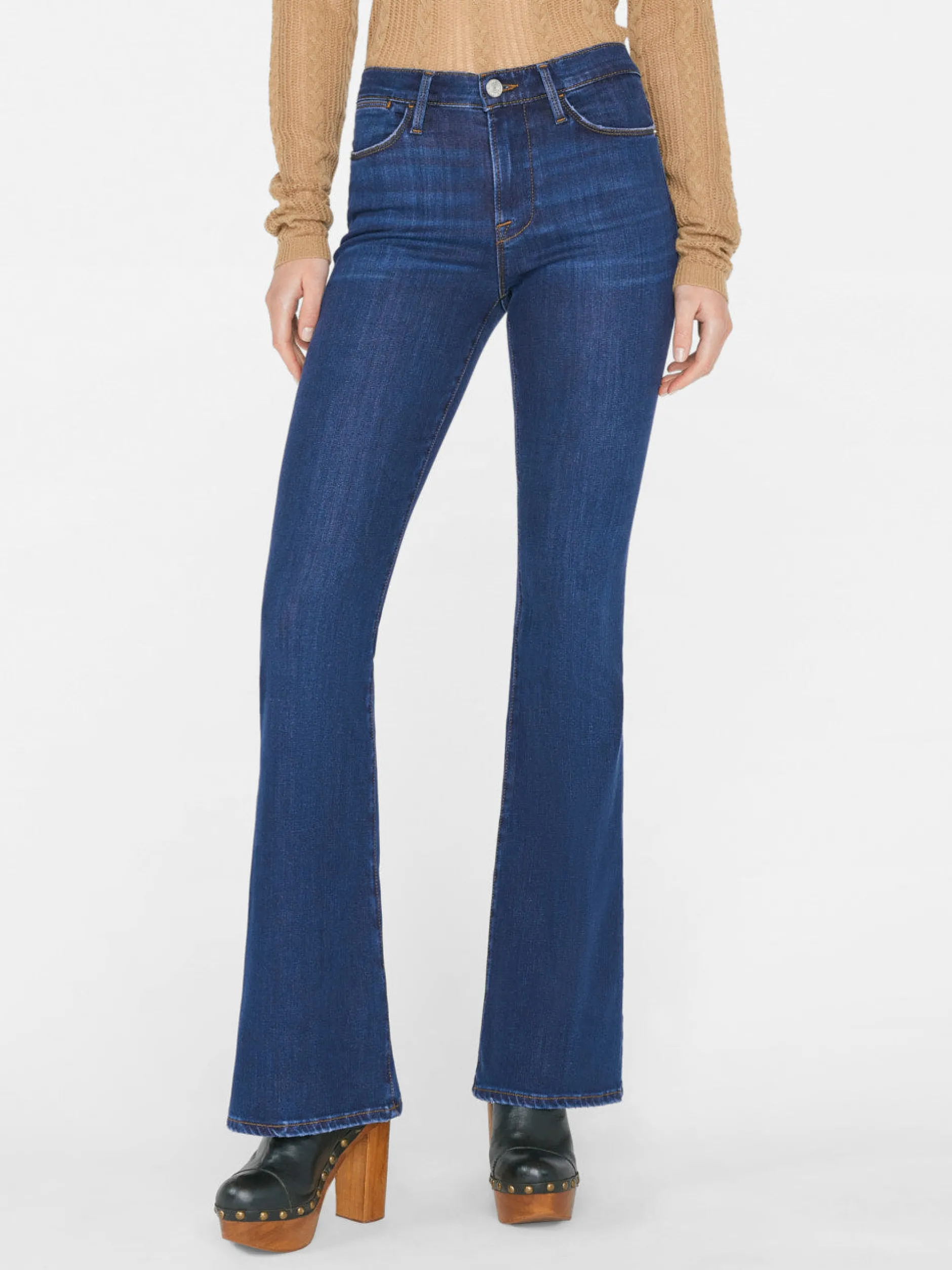 FRAME Le High Flare in<Women Flare|Long