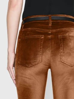 FRAME Le High Flare Velvet in Bronze Velvet<Women Flare|Long