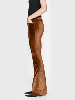 FRAME Le High Flare Velvet in Bronze Velvet<Women Flare|Long