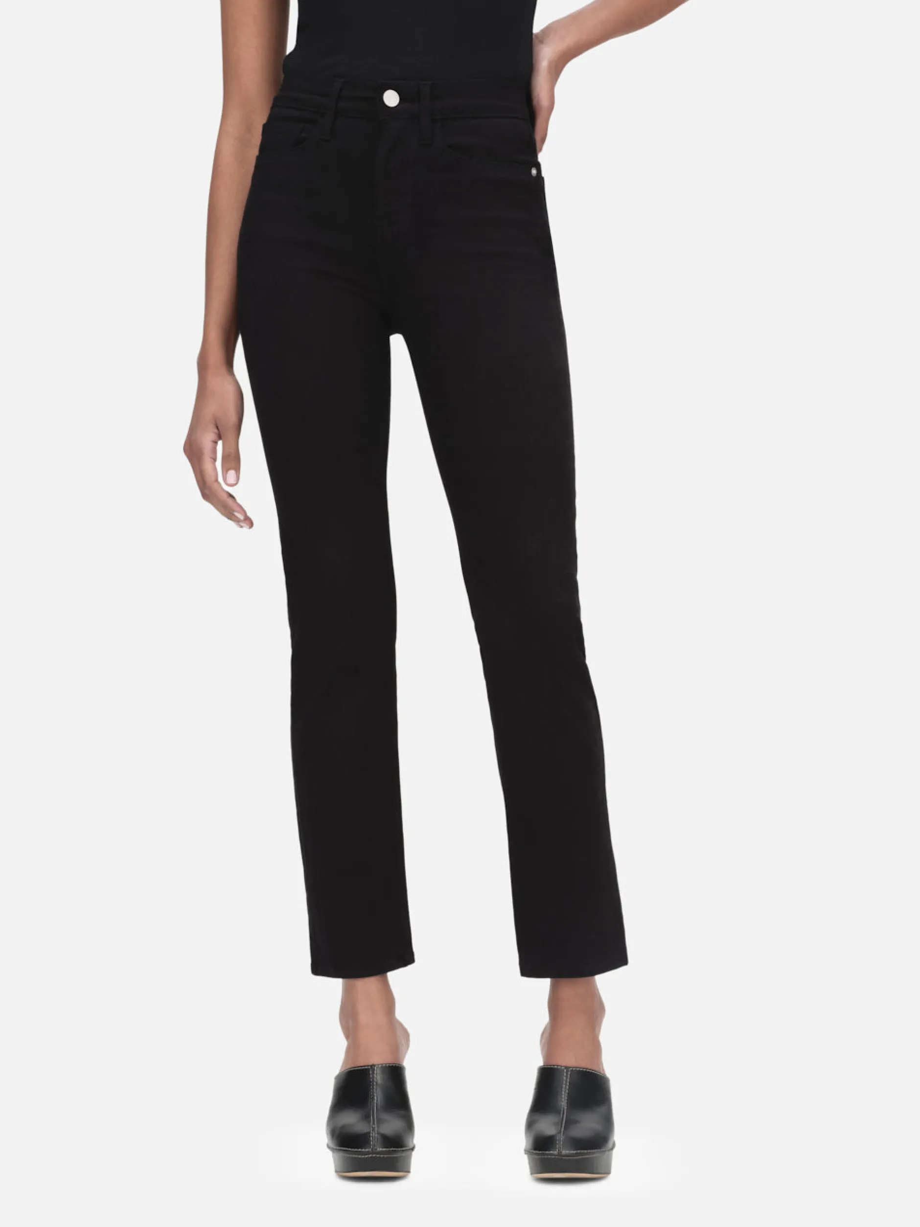 FRAME Le High Straight in Film Noir<Women Straight