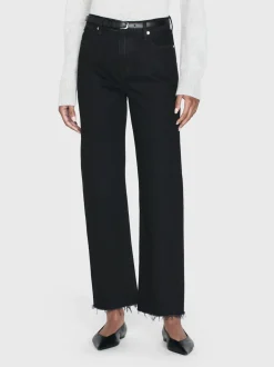 FRAME Le Jane Crop Raw Fray in<Women Straight