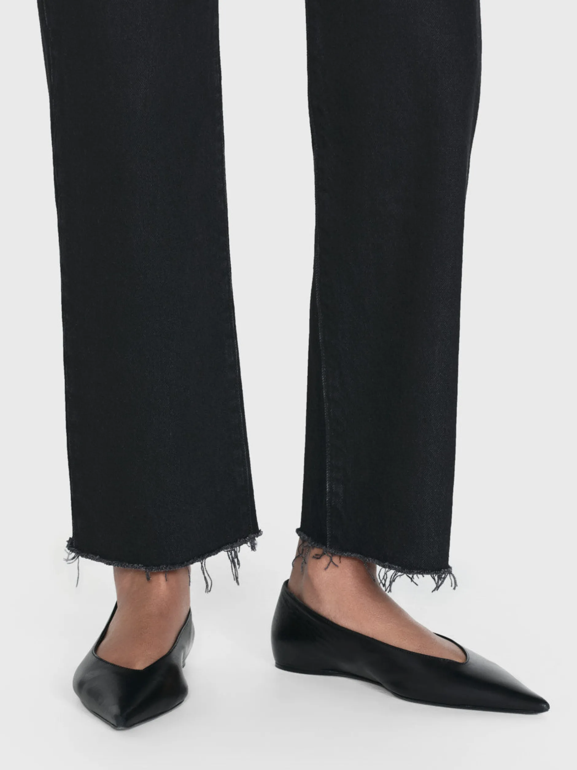 FRAME Le Jane Crop Raw Fray in<Women Straight